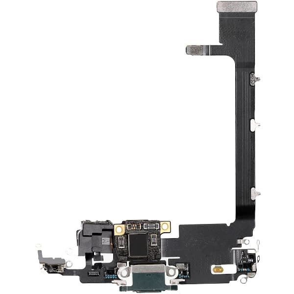 iPhone 11 Pro Max Lightning Laddkontakt med Flex Reservdel - Grön