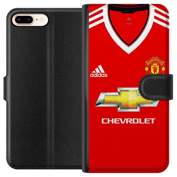 Apple iPhone 8 Plus Plånboksfodral Manchester United FC