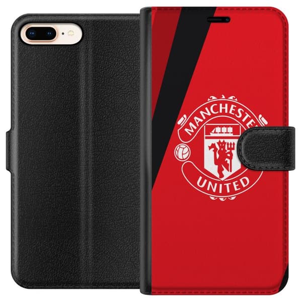 Apple iPhone 8 Plus Tegnebogsetui Manchester United FC