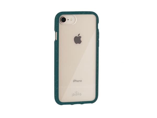 Pela Clear - miljövänligt fodral till iPhone 7/8/SE(2) - grönt
