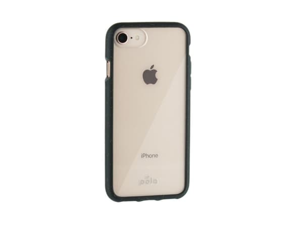 Dėklas Pela Clear – ekologiškas iPhone 7/8/SE(2) – juodas
