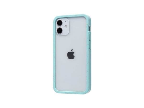 Pela Clear - ympäristöystävällinen iPhone 12 mini -kotelo - Puristinen sininen