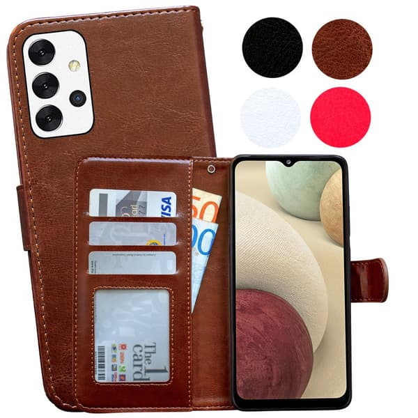 Samsung Galaxy A32 5G - Læder cover / Beskyttelse