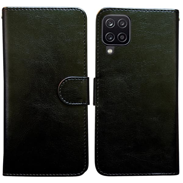 Samsung Galaxy A12 / A12 5G - Læder cover / Beskyttelse