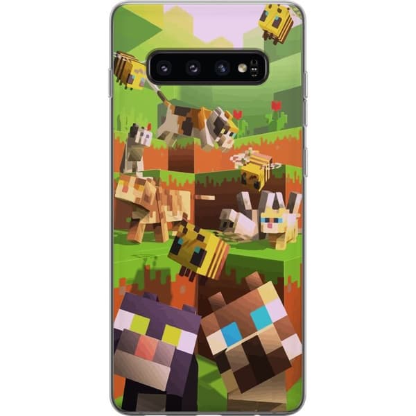 Samsung Galaxy S10 Cover / Mobilcover - MineCraft