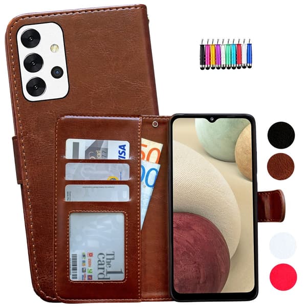 Samsung Galaxy A32 5G - Læder cover / Beskyttelse