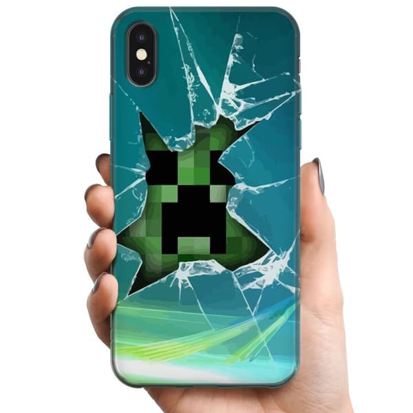Apple iPhone X TPU Mobildeksel MineCraft