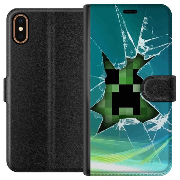 Apple iPhone X Lommeboketui MineCraft