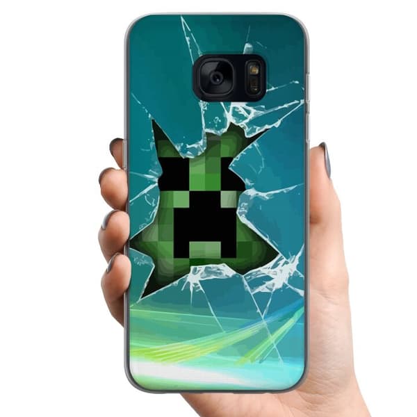 Samsung Galaxy S7 TPU Matkapuhelimen kuori MineCraft