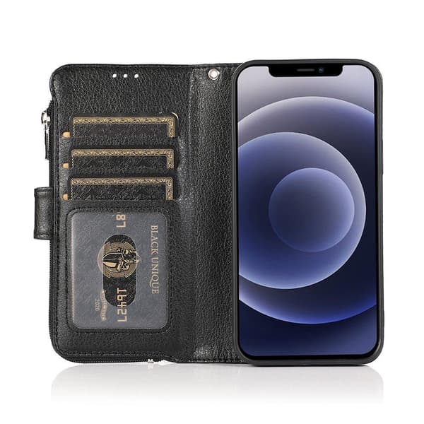 iPhone 12 Mini - Elegant Smidigt Plånboksfodral