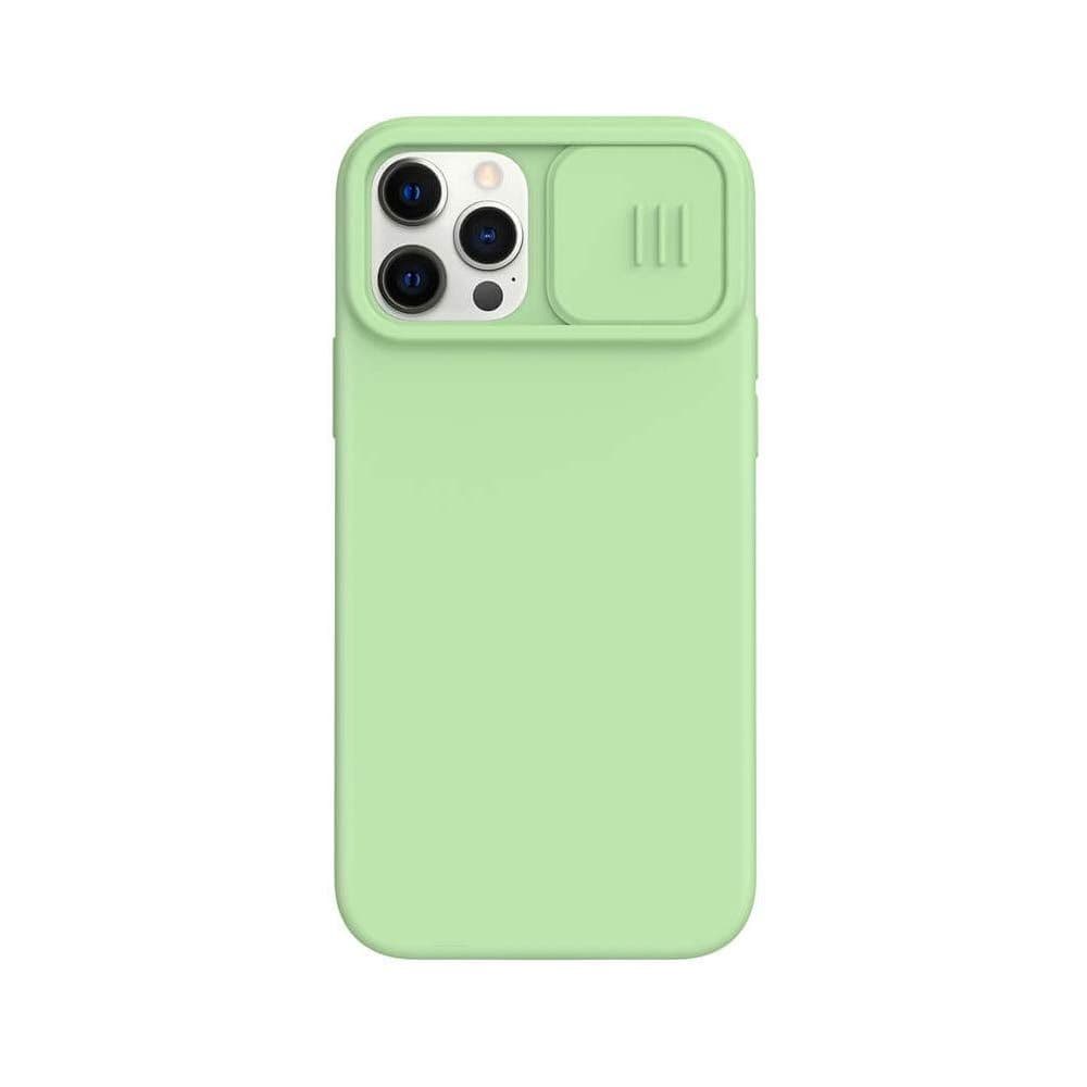 Nillkin CamShield Silky Silicone Skal För Apple iPhone 12/12 Pro Matcha Grön