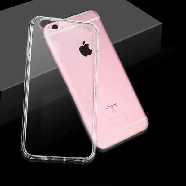 Läpinäkyvä kumi iPhone 6 / 6s Plus  Läpinäkyvä TPU