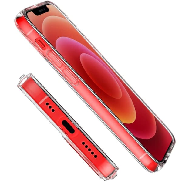 Genomskinligt Gummi iPhone 12 Skal Transparent TPU
