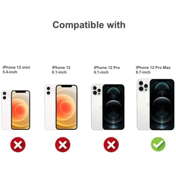 Genomskinligt Skal iPhone 12 Pro Max Transparent TPU