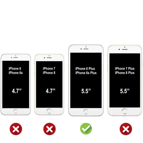 Genomskinligt Skal iPhone 6/6s Plus Transparent TPU