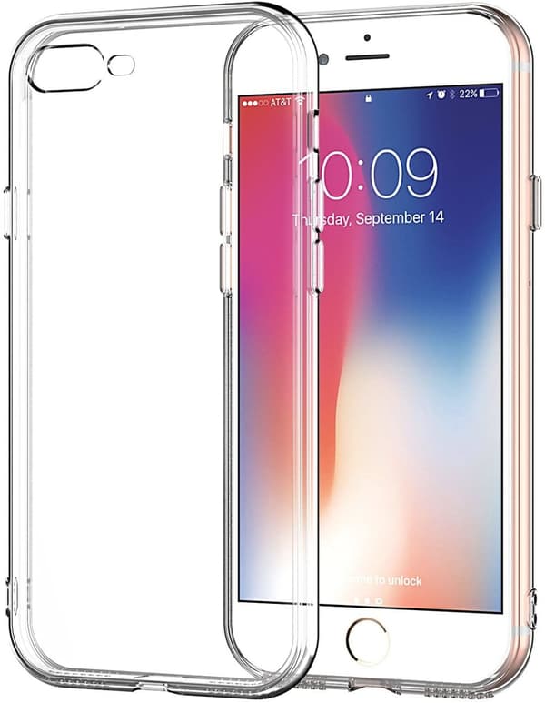 Genomskinligt Skal iPhone 7/8 Plus Transparent TPU