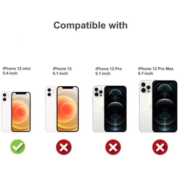 Genomskinligt Skal iPhone 12 Mini Transparent TPU