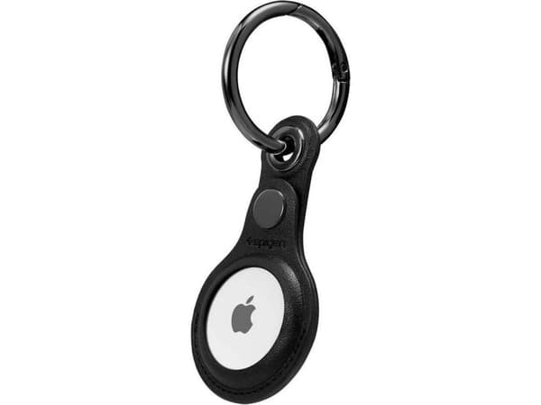 Spigen AMP01826, Ask, Svart, Key finder case, Läder, AirTag, 1 styck