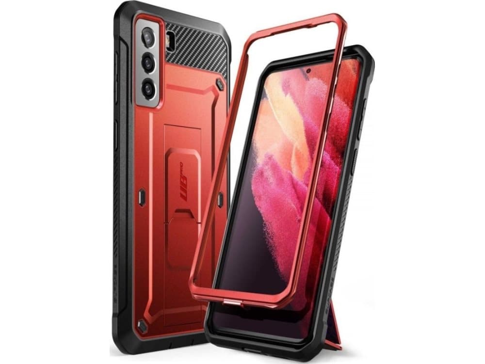 Supcase Case Supcase Unicorn Beetle Pro Samsung Galaxy S21 Metallic Red