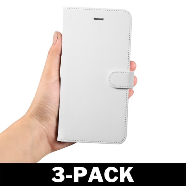 Lompakkokotelo iPhone 7/8 Vit 3-Pack