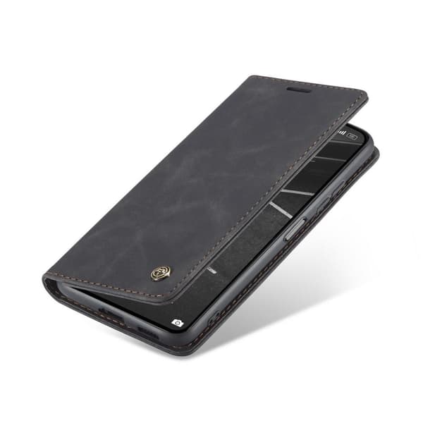 CASEME Retro tegnebog taske til Xiaomi Mi 11 Lite - Sort