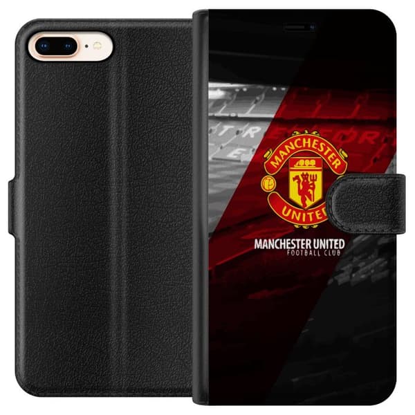 Apple iPhone 7 Plus Lompakkokotelo Manchester United FC