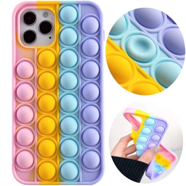 Effektfullt Fidget Pop It Silikonskal - iPhone 12 Pro
