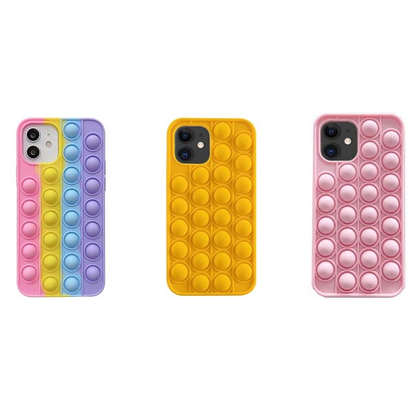 Stötdämpande Fidget Pop It Silikonskal - iPhone 11