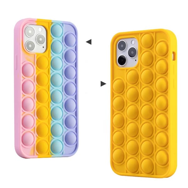 iPhone 12 Pro - Anti-Stress Fidget Pop It Silikonskal