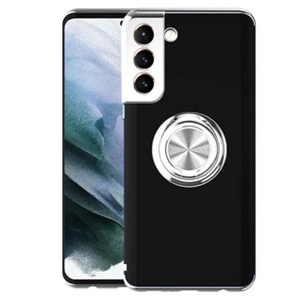 Samsung Galaxy S21 - Stilsäkert Praktiskt Skal med Ringhållare