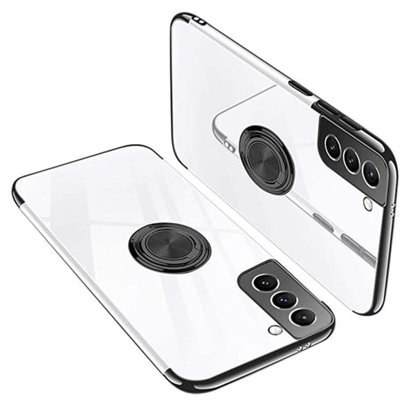 Samsung Galaxy S21 - Stilsäkert Praktiskt Skal med Ringhållare