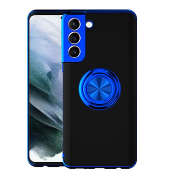 Samsung Galaxy S21 - Stilsäkert Praktiskt Skal med Ringhållare