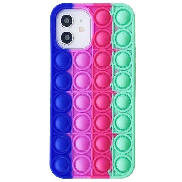 iPhone 12 - Skyddande Fidget Pop It Silikonskal