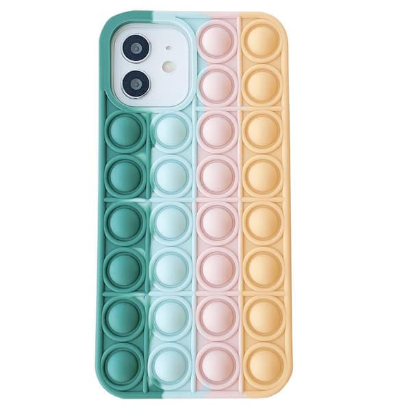 iPhone 12 - Skyddande Fidget Pop It Silikonskal
