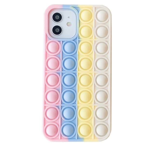 iPhone 12 - Skyddande Fidget Pop It Silikonskal