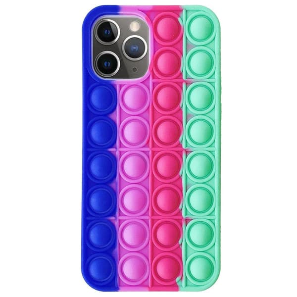 iPhone 12 Pro Max - Skyddande Fidget Pop It Silikonskal