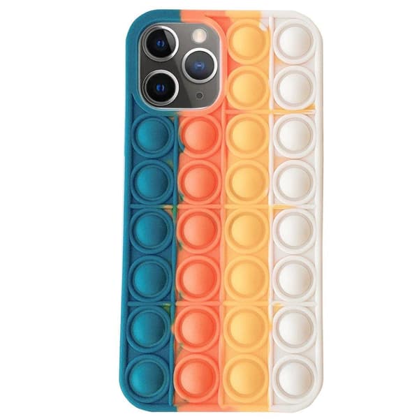 iPhone 12 Pro Max - Skyddande Fidget Pop It Silikonskal