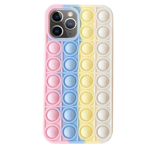 iPhone 12 Pro Max - Skyddande Fidget Pop It Silikonskal