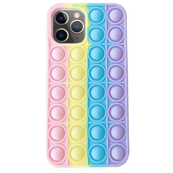 iPhone 12 Pro Max - Skyddande Fidget Pop It Silikonskal