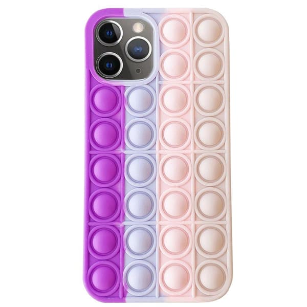 iPhone 12 Pro Max - Skyddande Fidget Pop It Silikonskal