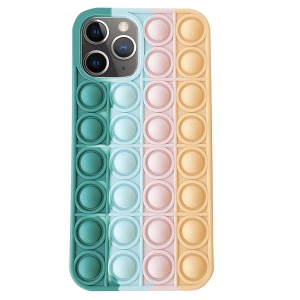 iPhone 12 Pro Max - Skyddande Fidget Pop It Silikonskal