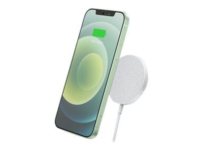 Anker PowerWave Select+ - Trådløs ladepute - 7.5 watt - sølv - for Apple iPhone 12, 12 mini, 12 Pro, 12 Pro Max