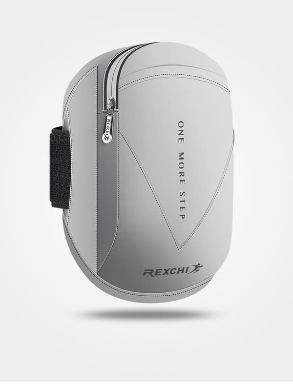 Rexchi Dual Pocket Sportarmband - Grå