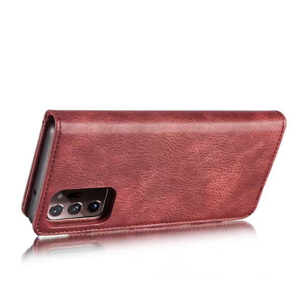 DG.MING Plånboksfodral Med Magnet Galaxy Note 20 Ultra Röd