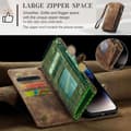 Miniatyrbild 7 av 10: CaseMe Multi-Slot 2 i 1 Plånboksfodral 12/12 Pro Brun