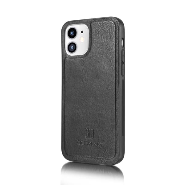 DG.MING 2-in-1 Magnet Wallet iPhone 12 Mini Black