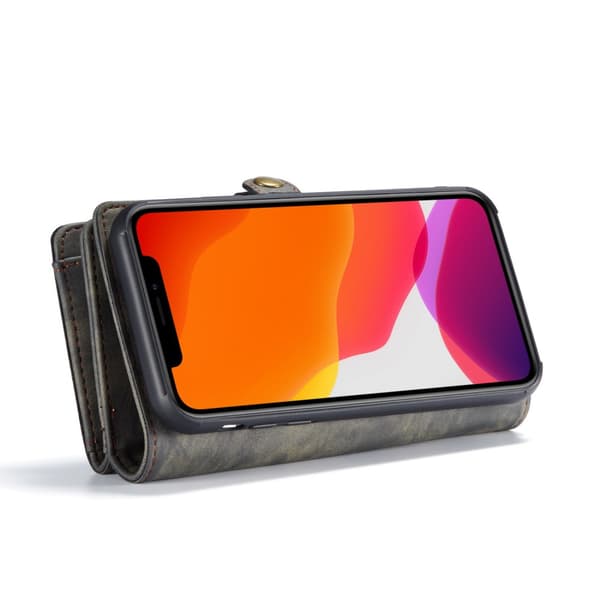 CaseMe Plånboksfodral Multi-Slot iPhone 11 Grå