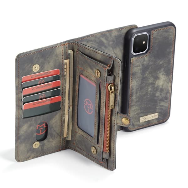 CaseMe Plånboksfodral Multi-Slot iPhone 11 Grå
