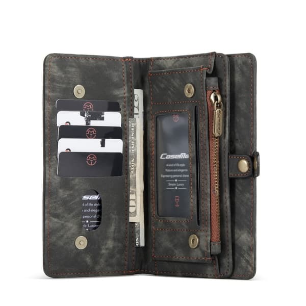 CaseMe Plånboksfodral Multi-Slot iPhone 12 Pro Max Svart