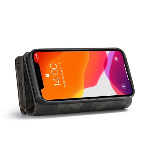 CaseMe Plånboksfodral Multi-Slot iPhone 12 Pro Max Svart
